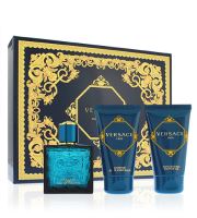 Versace Eros set cadou pentru bărbati apă de toaletă 50 ml + gel de dus 50 ml + balsam de după bărbierit 50 ml