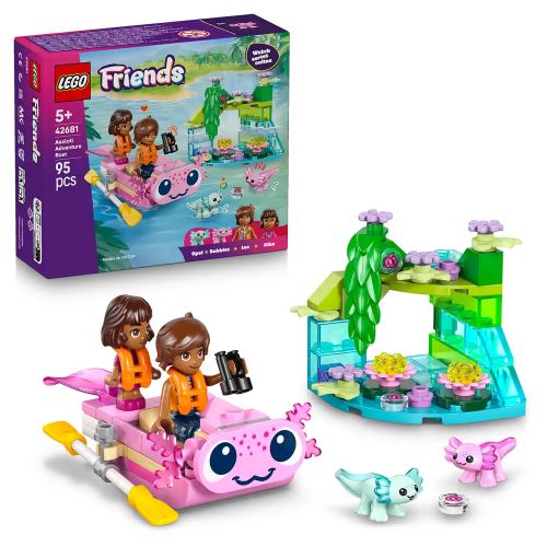 LEGO® Friends 42681 Barcă-axolotl pentru aventuri