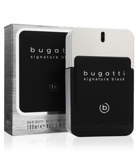Bugatti Signature Black apă de toaletă pentru bărbati 100 ml