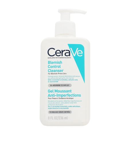CeraVe Blemish Control Cleanser gel de curățare împotriva imperfecțiunilor 236 ml