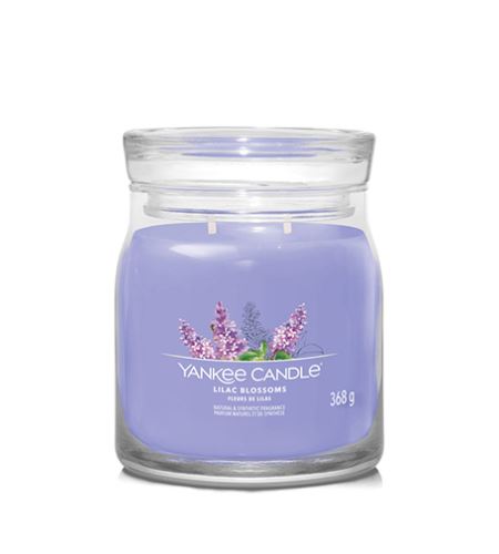 Yankee Candle Lilac Blossoms lumânare mijlocie Signature 368 g