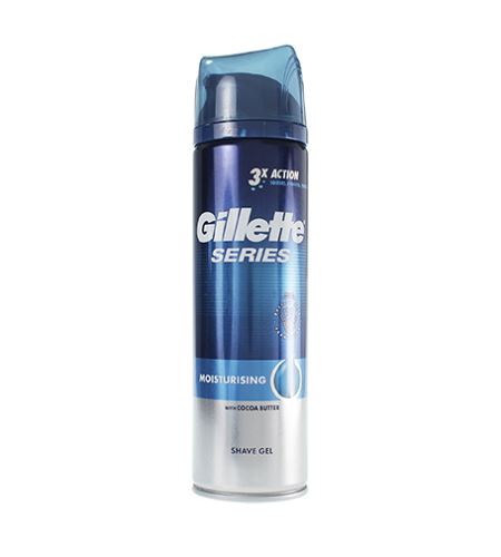 Gillette Series Moisturising gel de ras cu efect hidratant 200 ml Pentru bărbati