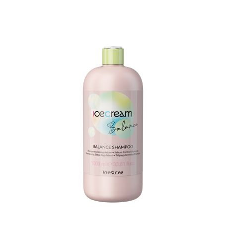 INEBRYA Ice Cream Balance Balance Shampoo șampon pentru reglarea producției de sebum pentru scalp și păr cu tendință de grasime