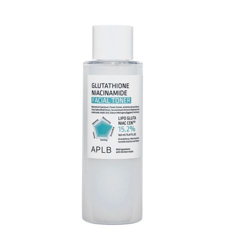 APLB Glutathione Niacinamide Facial Toner tonic hidratant și iluminator pentru ten 160 ml