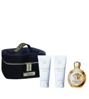Versace Eros Pour Femme set cadou pentru femei parfémovaná voda 100 ml + tělové mléko 100 ml + sprchový gel 100 ml + kosmetická taštička