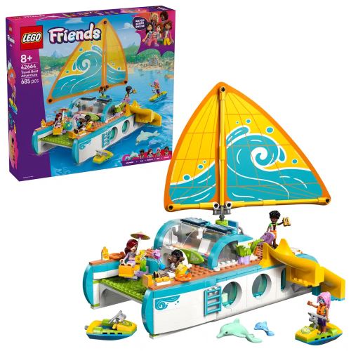 LEGO® Friends 42664 Călătoria aventuroasă cu barca