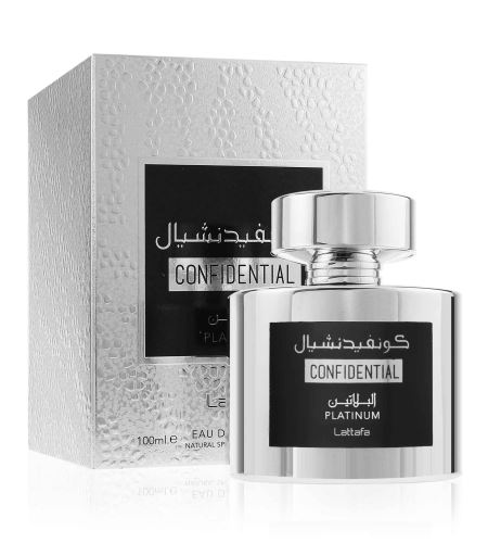 Lattafa Confidential Platinum apă de parfum pentru bărbati 100 ml