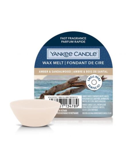 Yankee Candle Amber & Sandalwood ceara parfumata 22 g